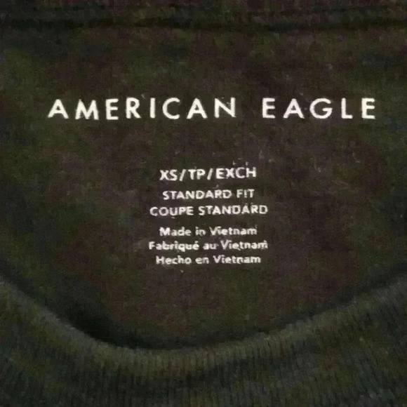 ***NWT*** AMERICAN EAGLE STANDARD FIT MEN'S LONG SLEEVE SHIRT SIZE XS - Picture 5 of 6